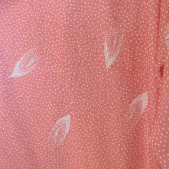 Tradition by Sears Pink/White Plus Size Drop Waist Short Sleeve Midi Dress - Picture 10 of 17